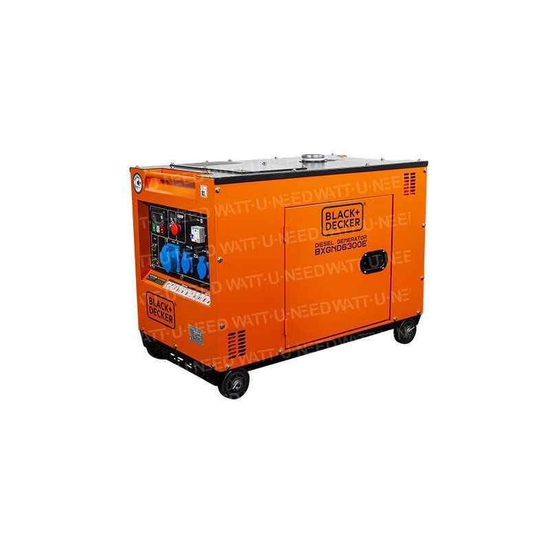 Soundproof generator 6kW / 7kVA dual voltage with ATS DG-7800SE-T