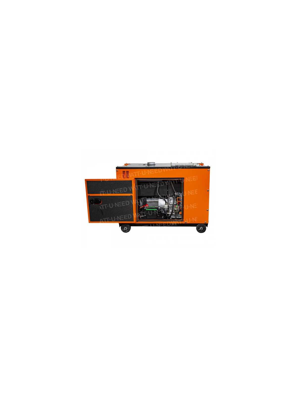 Soundproof generator 6kW / 7kVA dual voltage with ATS DG-7800SE-T