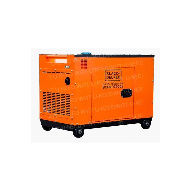 Soundproof generator 6kW / 7kVA dual voltage with ATS DG-7800SE-T