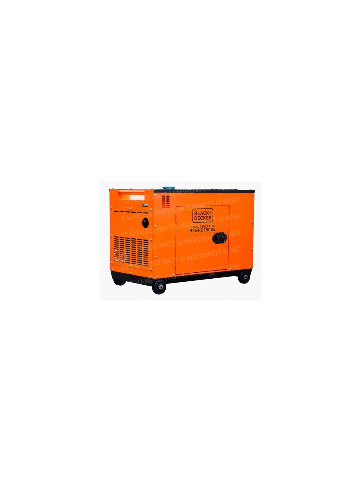 Soundproof generator 6kW / 7kVA dual voltage with ATS DG-7800SE-T