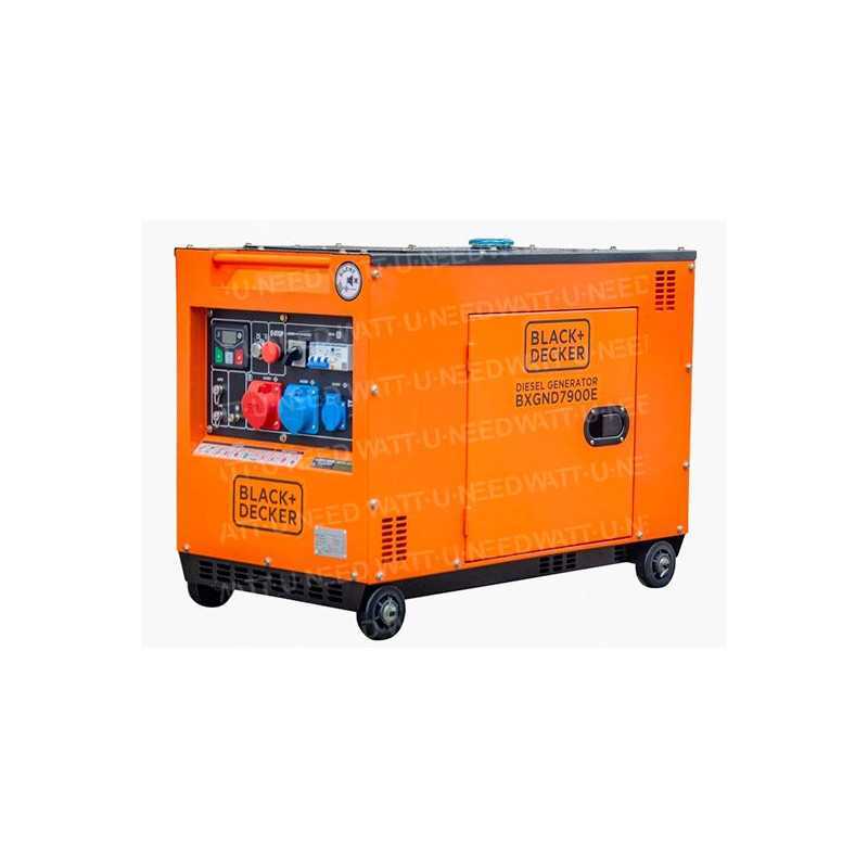 Soundproof generator 6kW / 7kVA dual voltage with ATS DG-7800SE-T