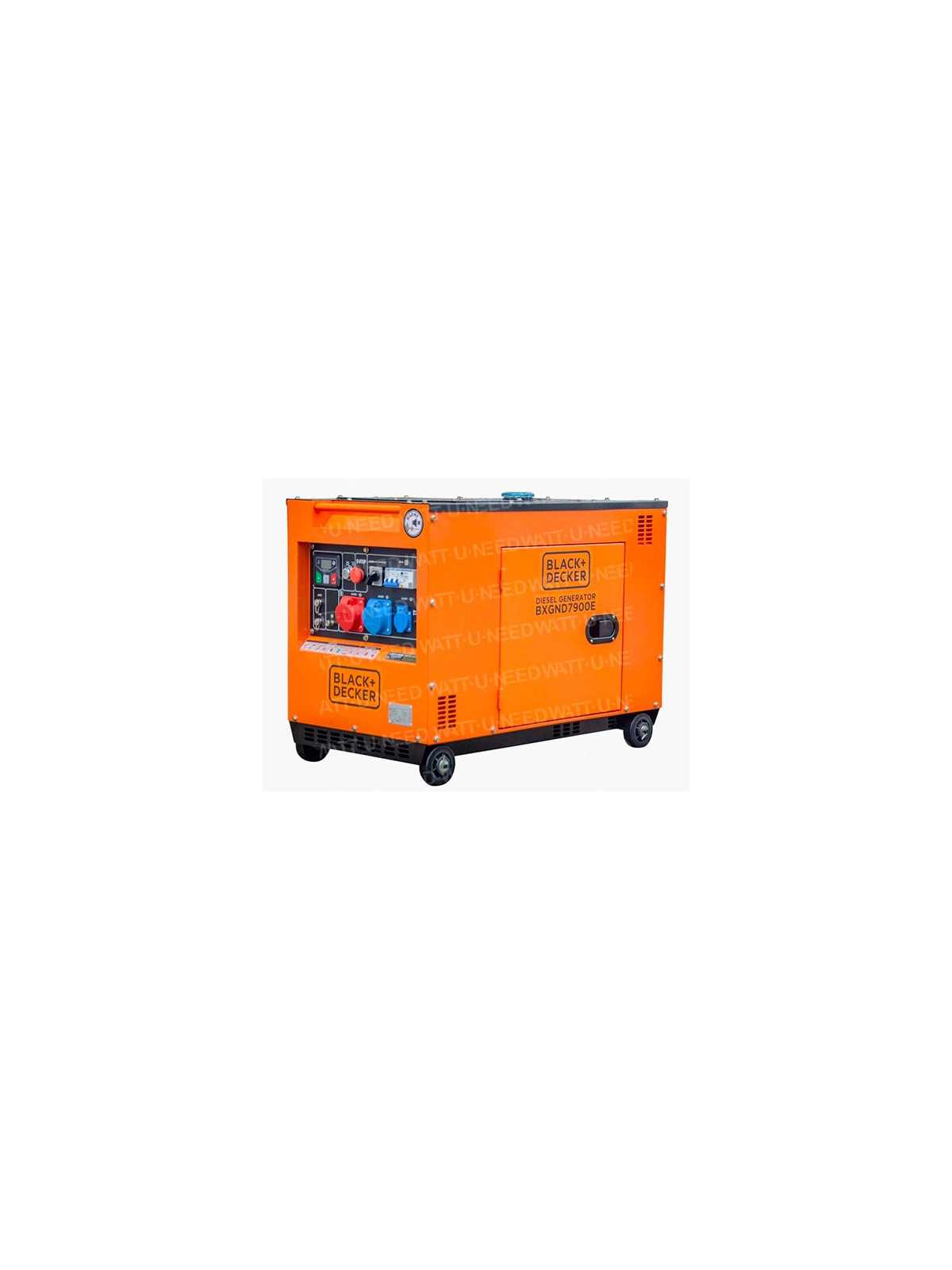 Soundproof generator 6kW / 7kVA dual voltage with ATS DG-7800SE-T