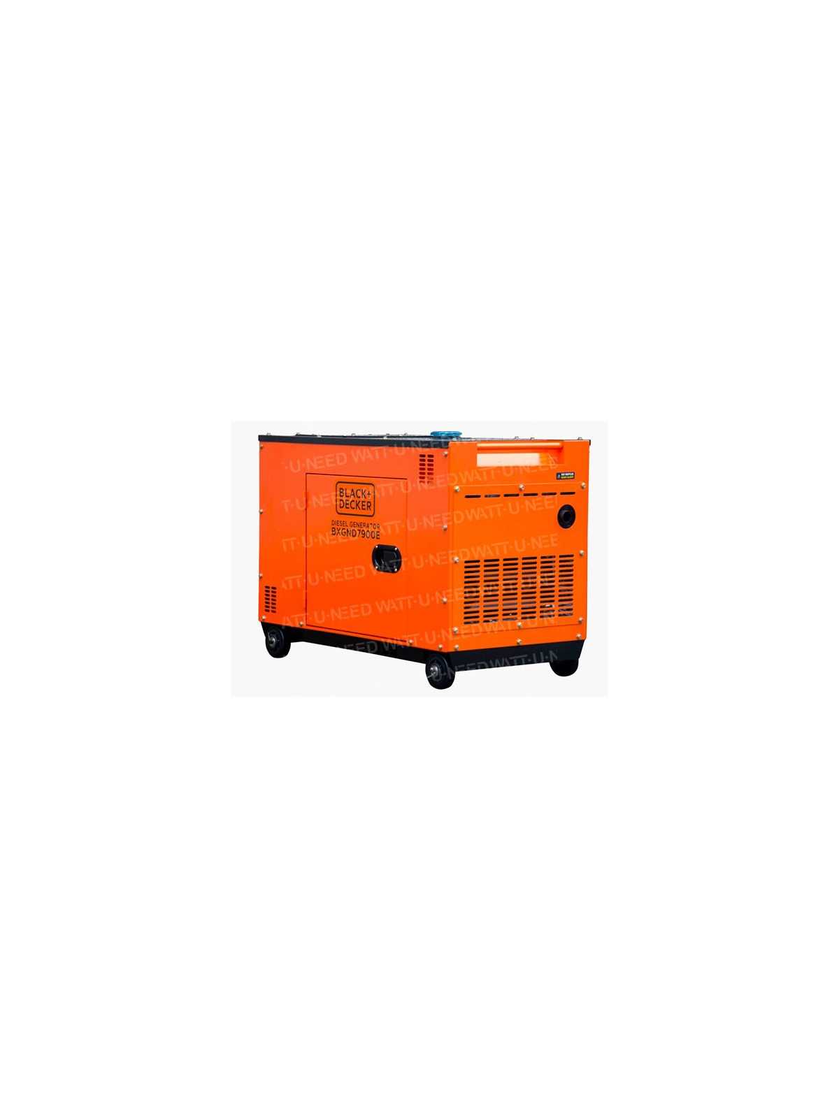 Soundproof generator 6kW / 7kVA dual voltage with ATS DG-7800SE-T