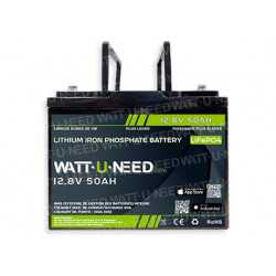 Batería de litio Wattuneed de 12,8 V y 50 Ah