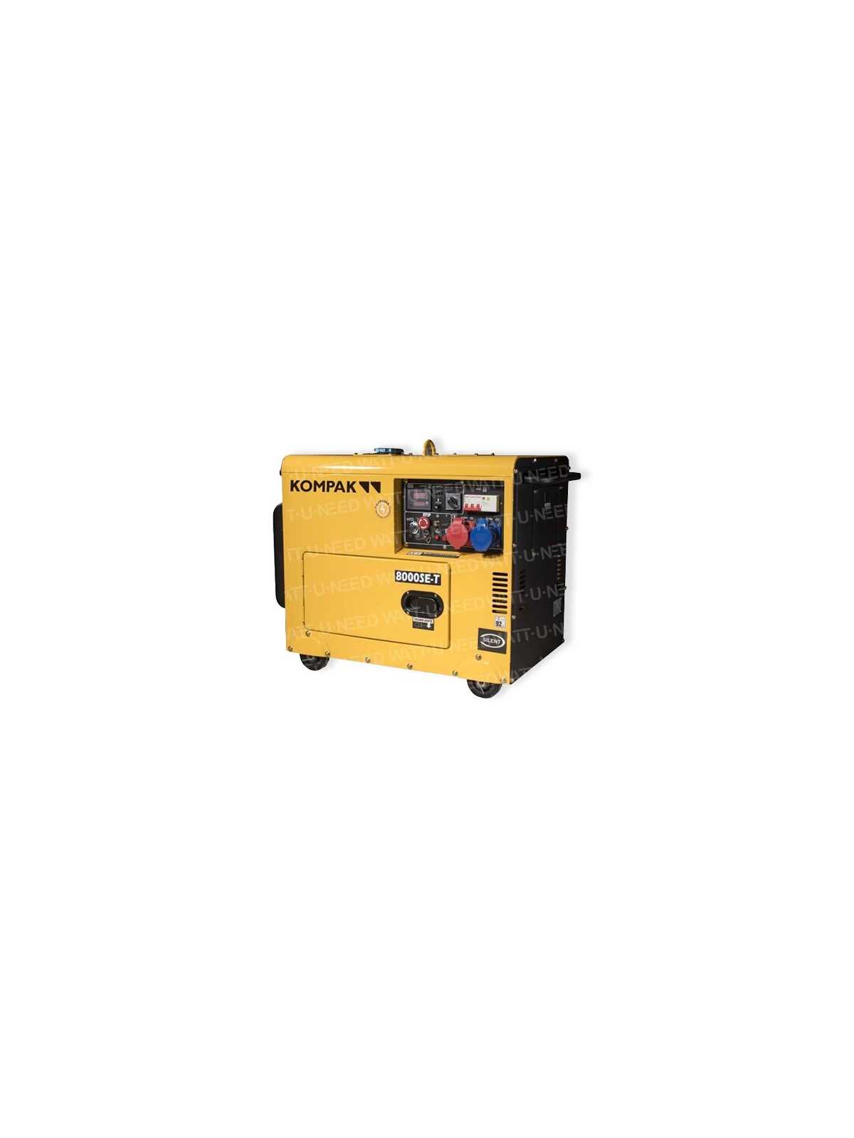 Kompak 6300W Diesel Generator 230V/400V Schallgedämmt NT-8000SE-T