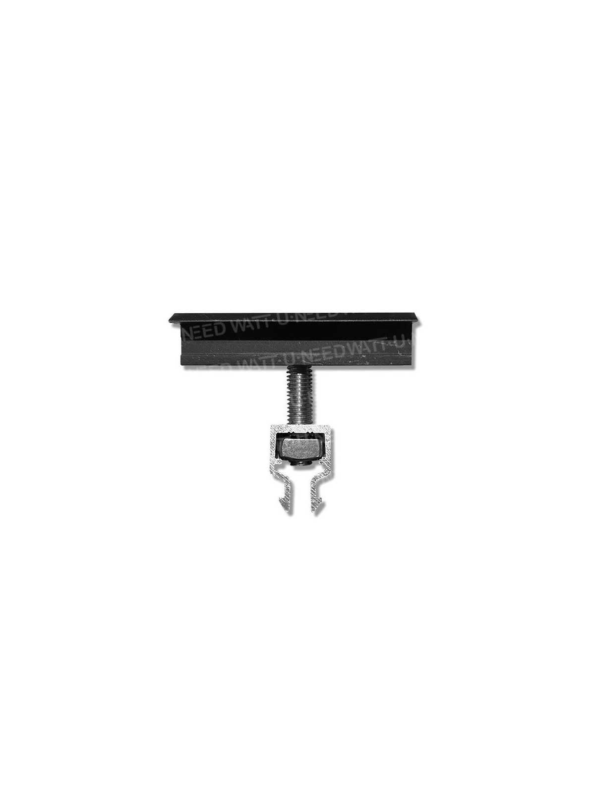 End fastening clamp - Black