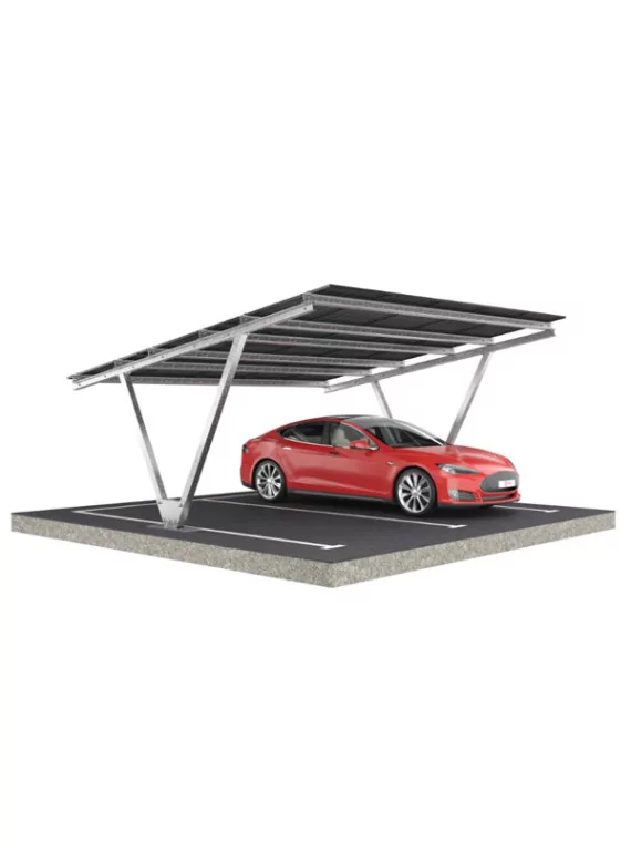 Eenvoudige fotovoltaïsche carport