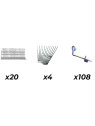 Integration system for photovoltaic panel GSE IN-ROOF SYSTEM