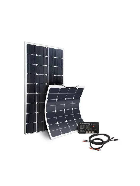 Solarset für Wohnmobile & Boote GRÖSSE S - 12V - konfigurierbar