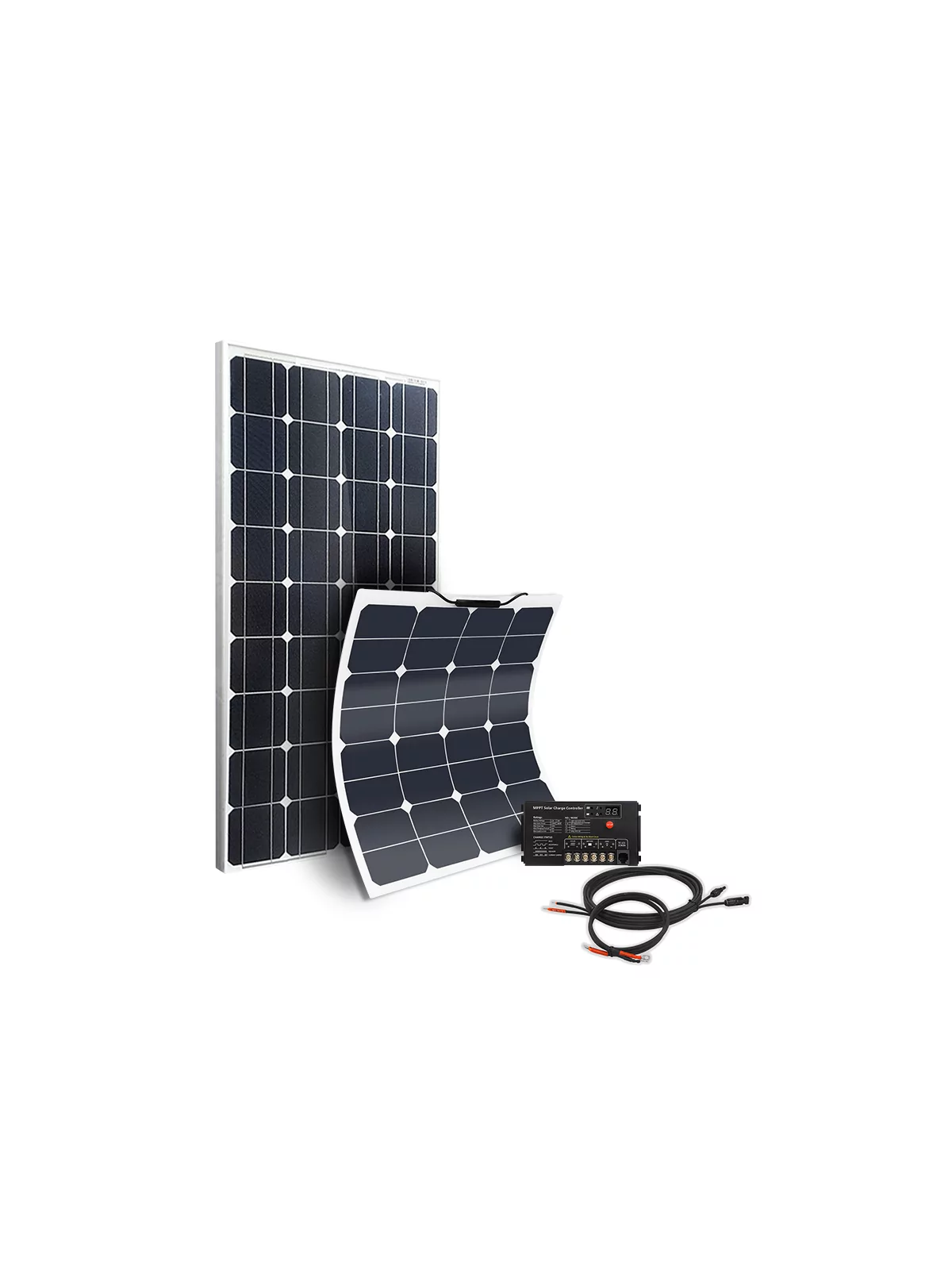 Solarset für Wohnmobile & Boote GRÖSSE S - 12V - konfigurierbar