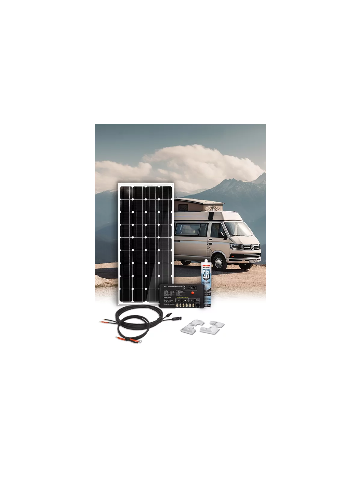 Camping car kit - 100Wp - 12V