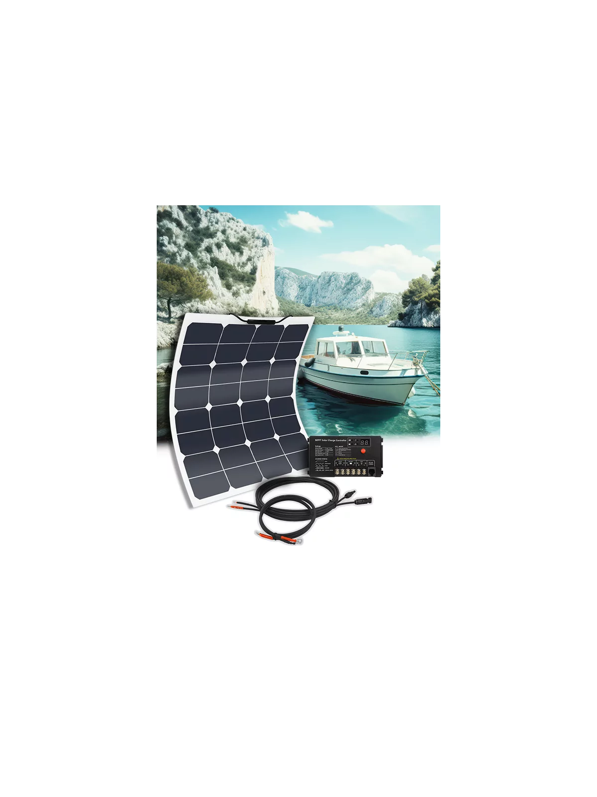 MX FLEX Protect boat kit - from 30 to 50Wp - 12V