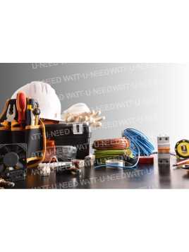 Package including all types of small equipment (tubes, fasteners, etc.) in Belgium.