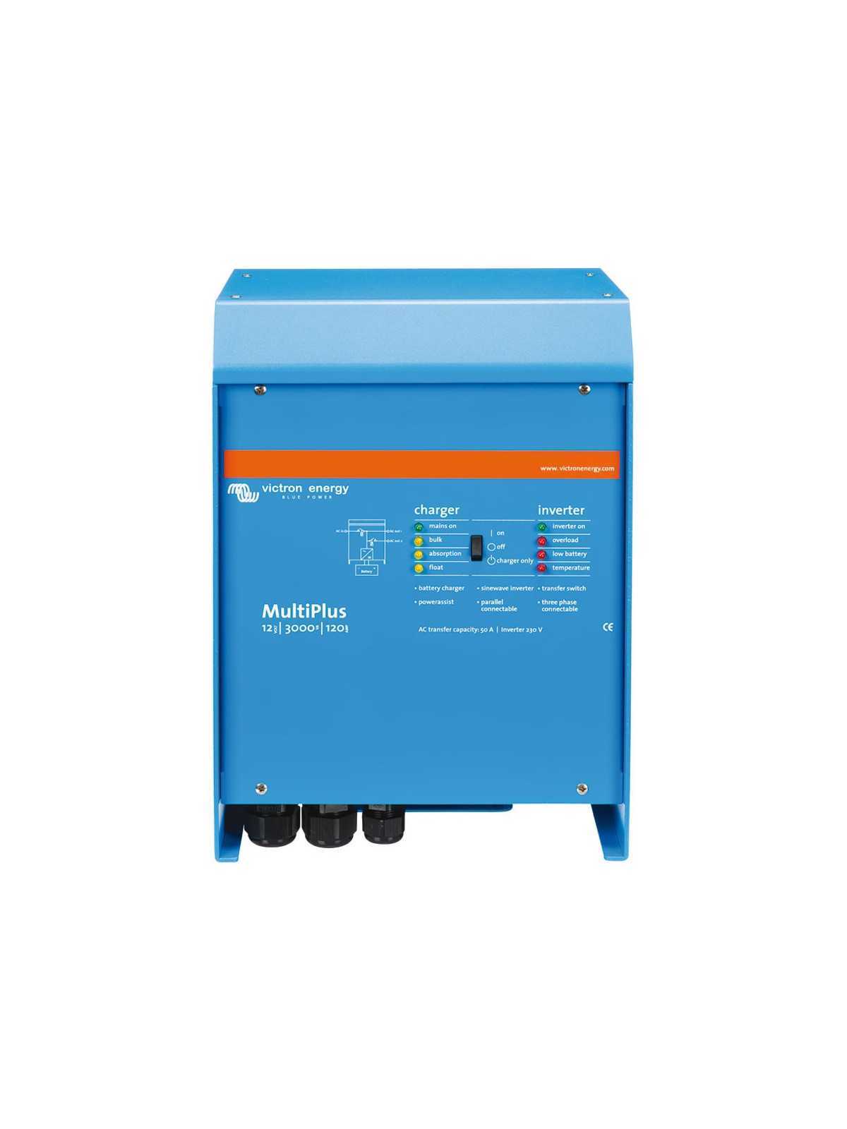 Inverter Victron Multiplus 12V: from 800 to 3000VA, 24V: from 800 to 5000VA, 48V: from 3000 to 5000VA