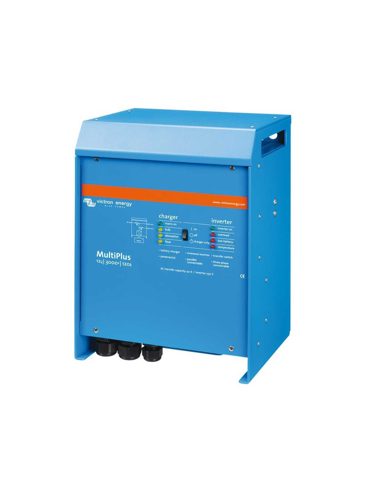 Inverter Victron Multiplus 12V: from 800 to 3000VA, 24V: from 800 to 5000VA, 48V: from 3000 to 5000VA