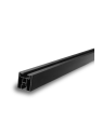 Black anodized aluminum rail 40x40 for fixing solar panels