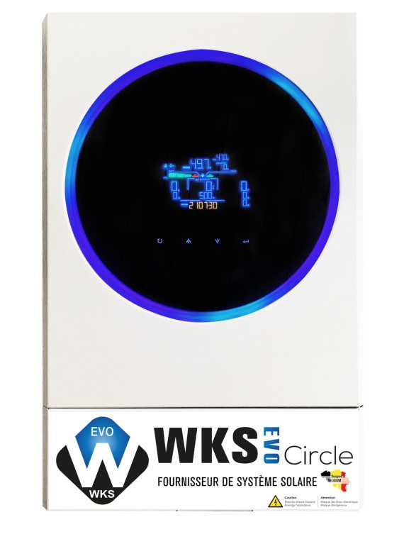 Pack onduleur WKS EVO Circle 5,6 kVA et batterie lithium Pylontech