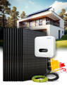 Self-consumption / reinjection kit 12 panels 4.6 kVa without storage and installation in Belgium