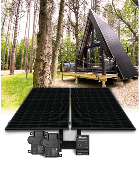 Kit 2 panneaux Enphase autoconsommation - Ultraground System