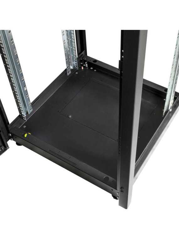 Armoire Rack 19'' 32U pour pylontech porte noire et verre trempé