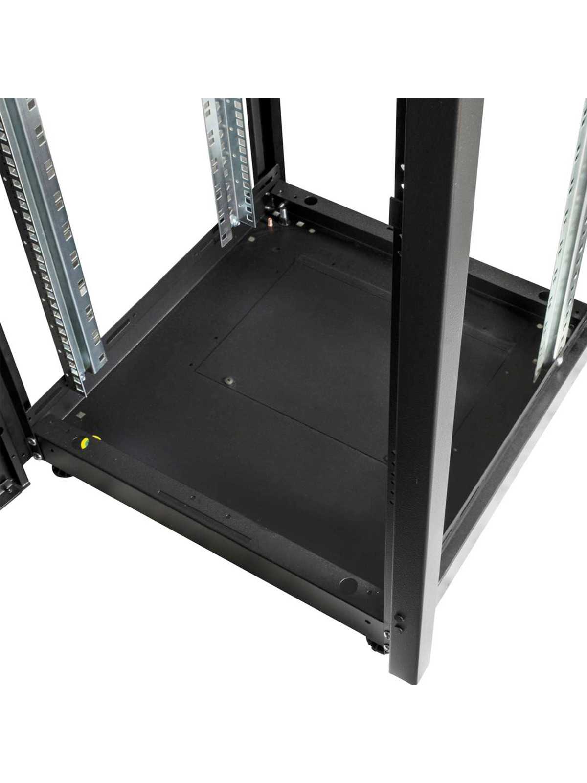 19'' 32U Rack-Schrank für Pylontech schwarze Tür und gehärtetes Glas