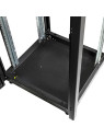 19'' 32U Rack-Schrank für Pylontech schwarze Tür und gehärtetes Glas