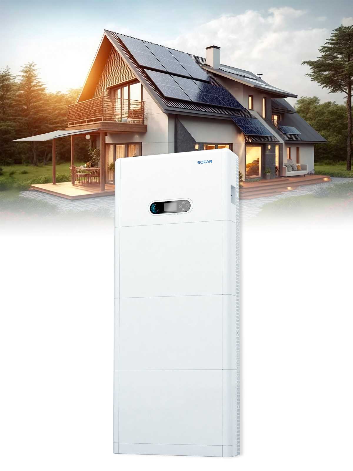 Sofar PowerAll ESI 3 kVa hybrid inverter pack with BTS 5K battery