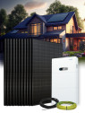 Kit of 12 Sofar hybrid 4kVa self-consumption/reinjection panels with lithium storage