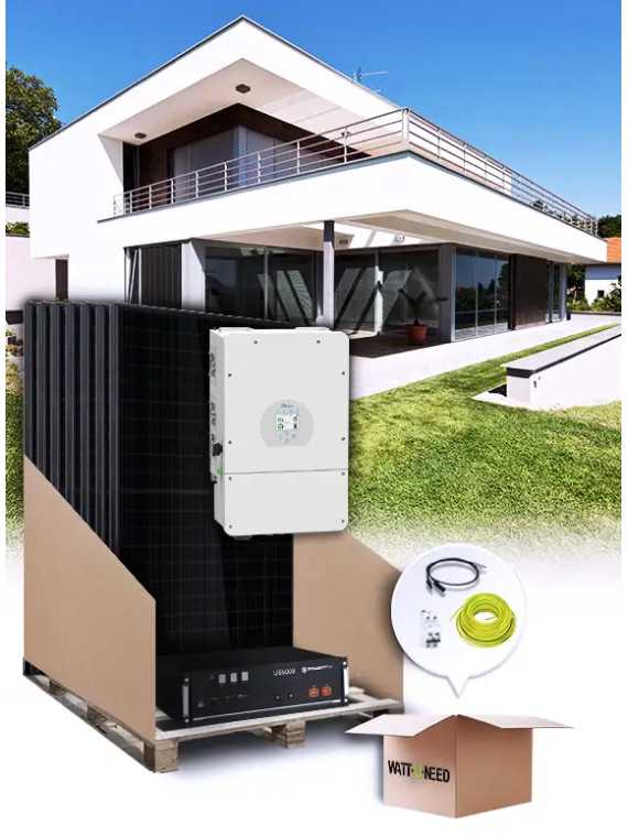 Kit autoconsommation 12 panneaux 5 kVA lithium