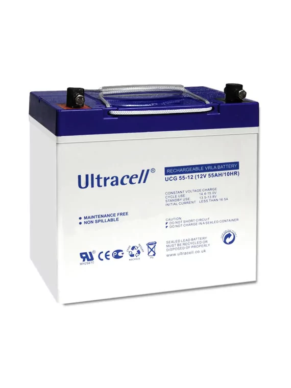 Baterías Ultracell 12V 55Ah GEL