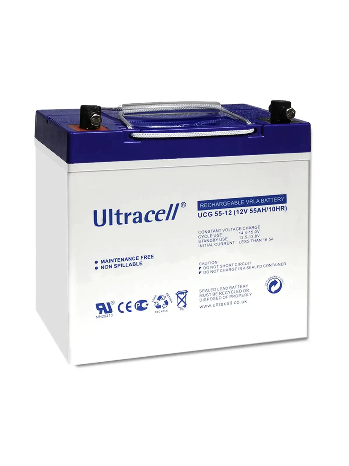 Baterías Ultracell 12V 55Ah GEL