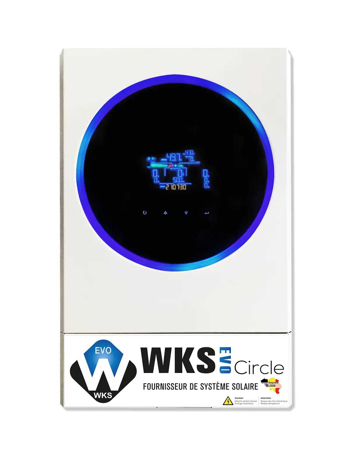 Onduleurs hybrides WKS Evo Circle 11,2kVA 48V + 2 kits communication