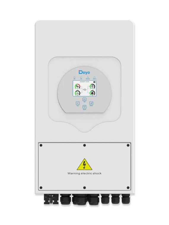 Onduleur hybride monophasé Deye 6 kVA - SUN-6K-SG01/03/LP1-EU