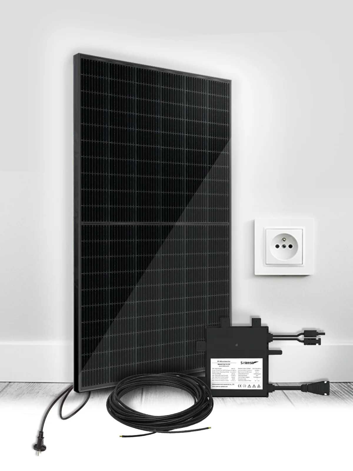 1-panel 230v Plug and Play kit - plug-in connection