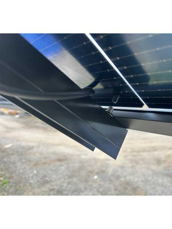 Kit de panel solar para balcón - conexión de enchufe