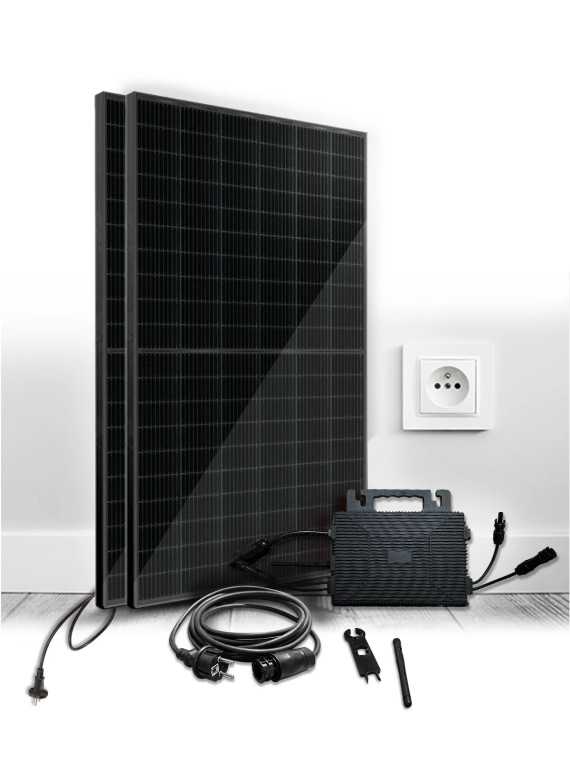 Kit 2 panelen 230v Plug and Play - aansluiting in een stopcontact