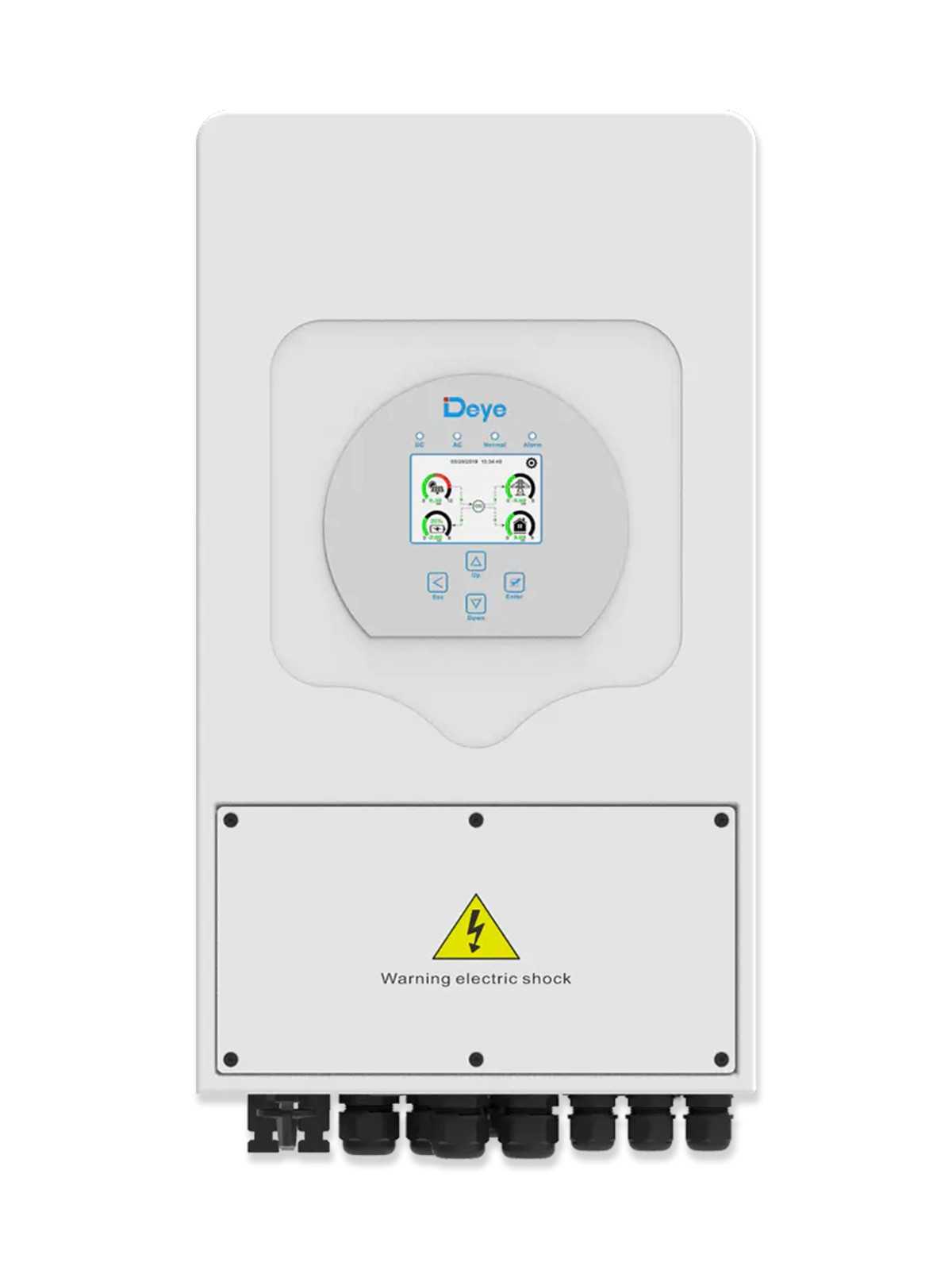 Deye 5 kVA inverter and Leapton EL-A05 5.12 kWh lithium battery pack