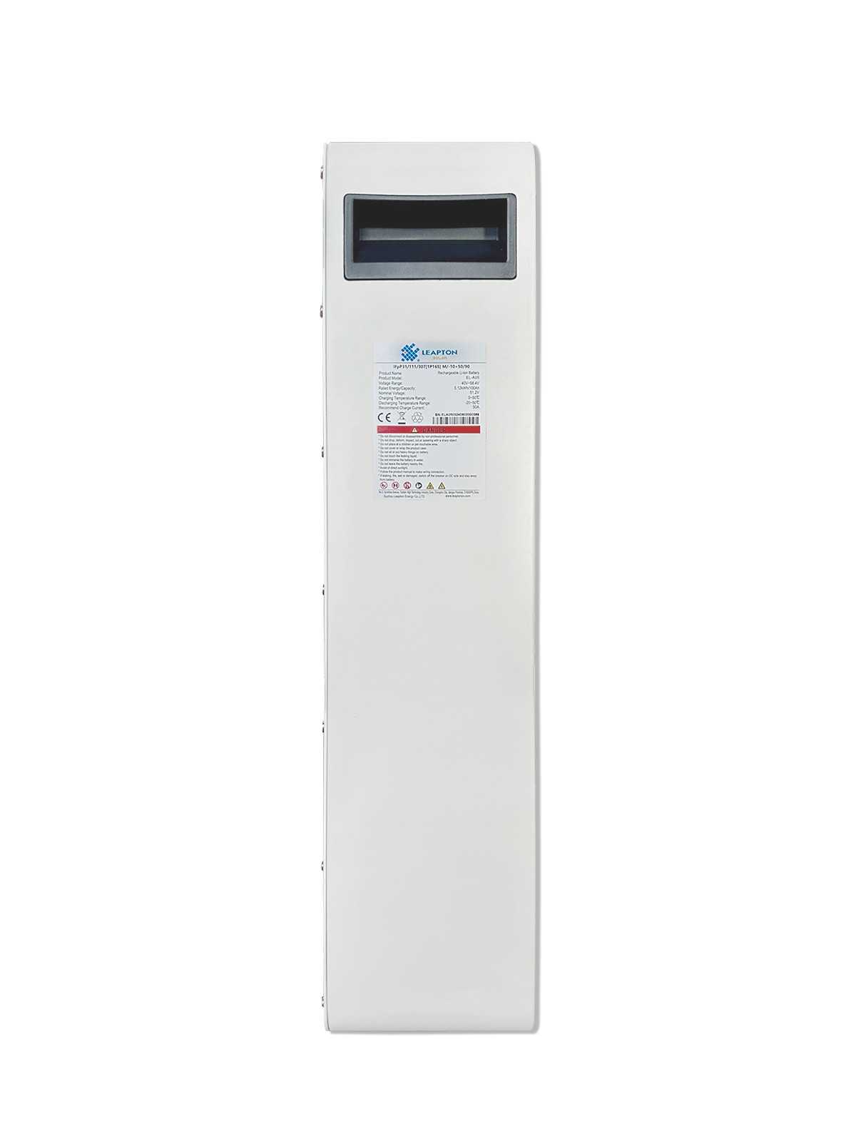 Deye 5 kVA omvormer en Leapton EL-A05 5,12 kWh lithium batterijpakket