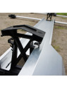 Back wind deflector for FlatFix racking system