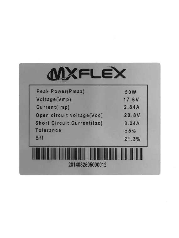 MX FLEX XTD Solar Panel 50Wp