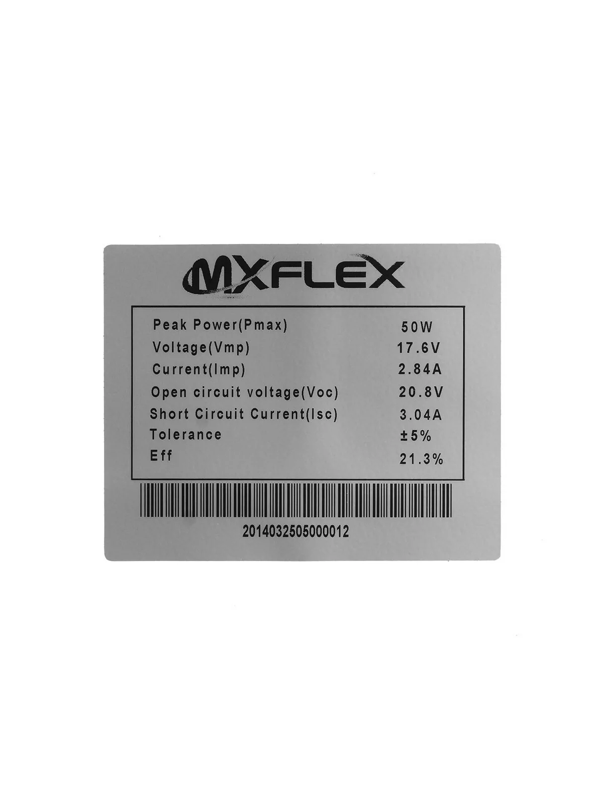 MX FLEX XTD Solar Panel 50Wp