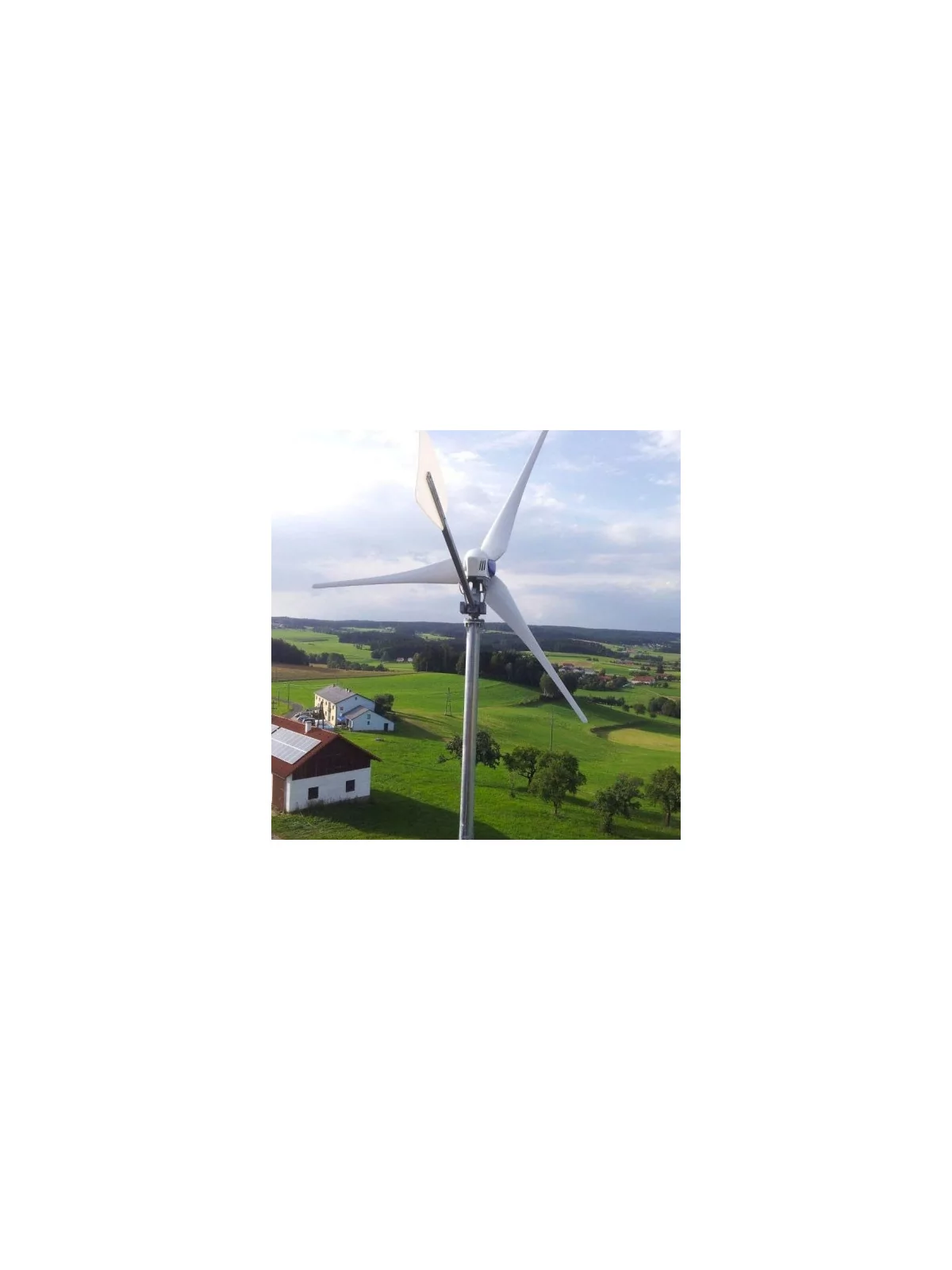 Wind turbine ANTARIS 3.5 kW connected to the grid