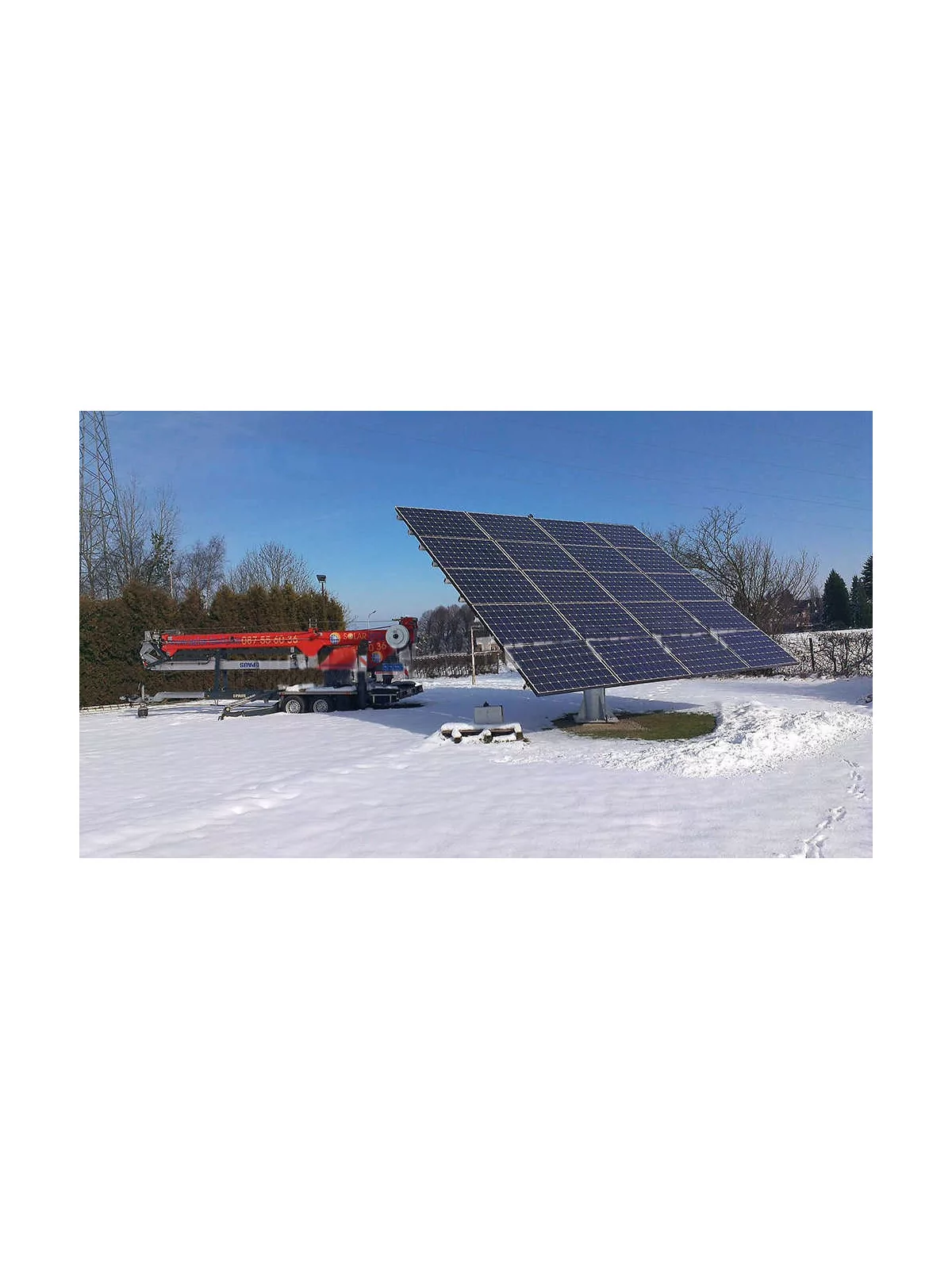 Photovoltaic Tracker - Solar Tracker 2 axes with 8 panels