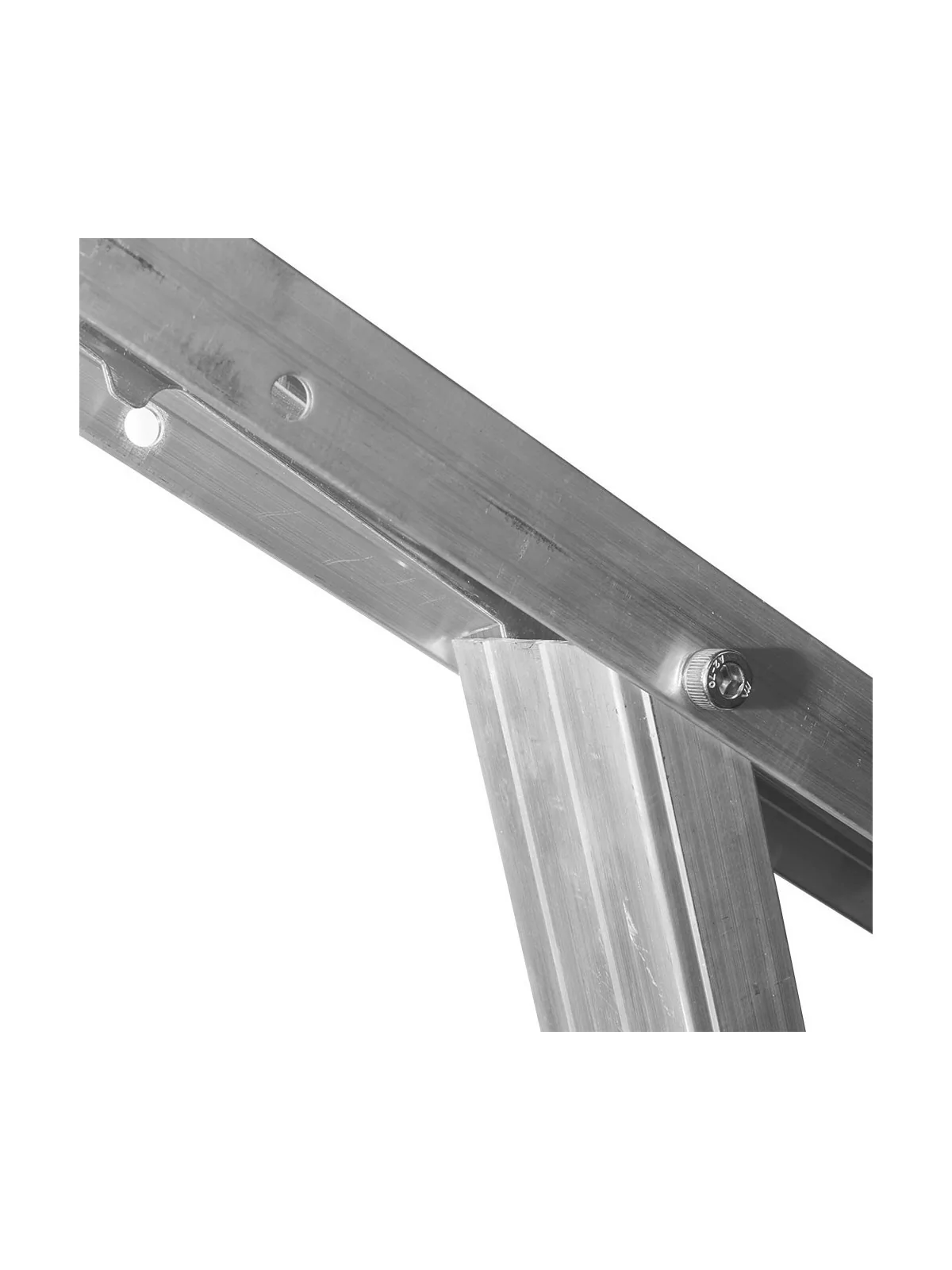 Aluminium adjustable photovoltaic panel support