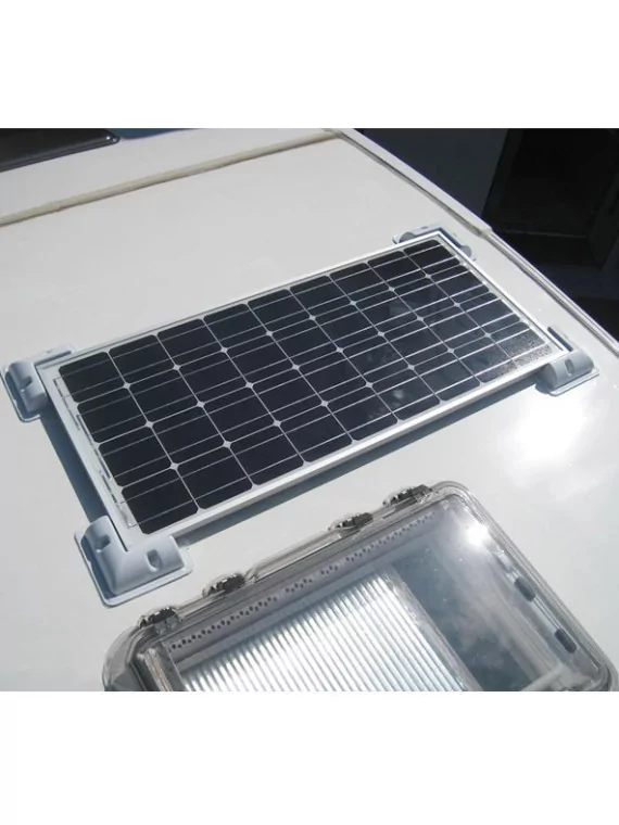 Square brackets for mouting panel on motorhome