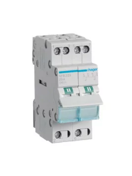 Modular change-over switch 2x 25A