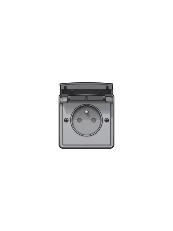 Surface-mounting socket outlet 16 A - 250 V AC