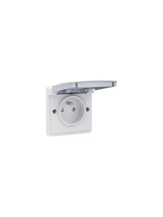 Surface-mounting socket outlet 16 A - 250 V AC