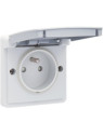 Surface-mounting socket outlet 16 A - 250 V AC