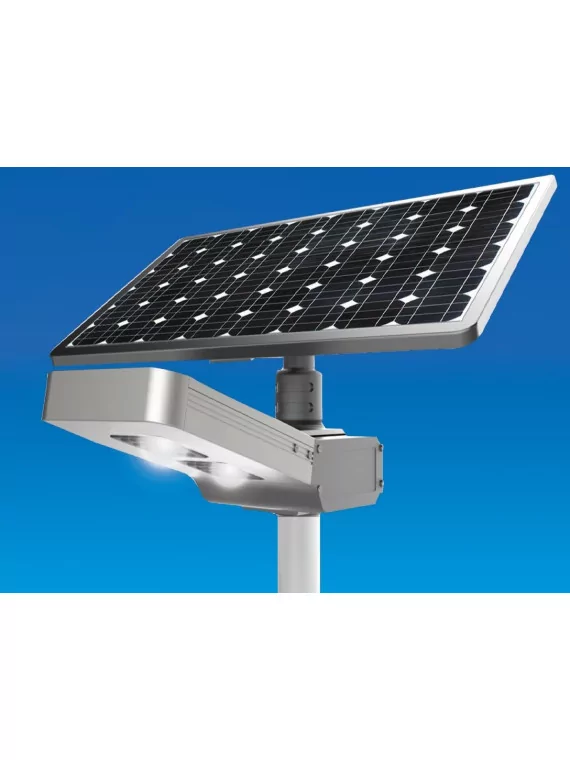 Solar floor lamp - LED 40W 18V - Panel 100W